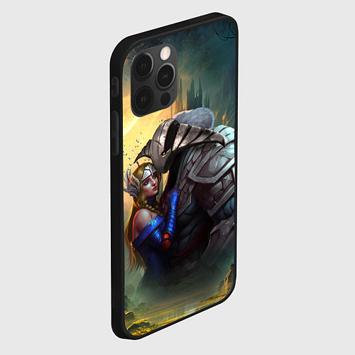 Чехол iPhone 12 Pro Max Sven and Crystal Maiden / 3D-Черный – фото 2