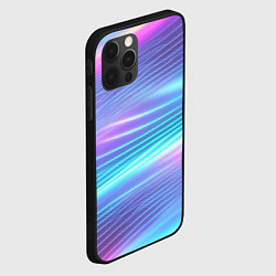 Чехол для iPhone 12 Pro Max Голубое сияние, цвет: 3D-черный — фото 2
