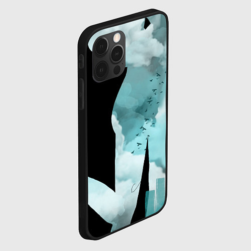 Чехол iPhone 12 Pro Max Мое небо / 3D-Черный – фото 2