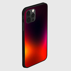 Чехол для iPhone 12 Pro Max Абстрактная текстура, цвет: 3D-черный — фото 2