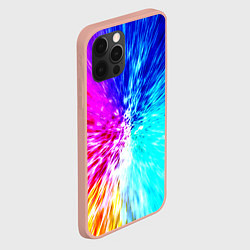 Чехол для iPhone 12 Pro Max Всплеск ярких красок, цвет: 3D-светло-розовый — фото 2