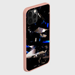 Чехол для iPhone 12 Pro Max Осколки реальности, цвет: 3D-светло-розовый — фото 2