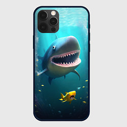 Чехол для iPhone 12 Pro Max Я акула туруру, цвет: 3D-черный