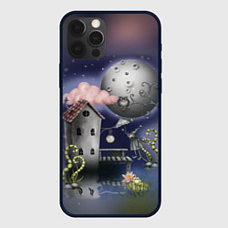Чехол для iPhone 12 Pro Max Ночная сказка, цвет: 3D-черный