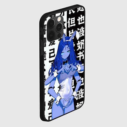 Чехол iPhone 12 Pro Max Ранни и иероглифы - Elden Ring / 3D-Черный – фото 2