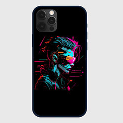 Чехол для iPhone 12 Pro Max Cyber girl, цвет: 3D-черный