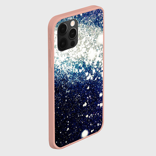 Чехол iPhone 12 Pro Max Необъятные просторы вселенной / 3D-Светло-розовый – фото 2