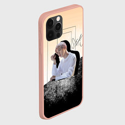 Чехол для iPhone 12 Pro Max Джин и его тень, цвет: 3D-светло-розовый — фото 2