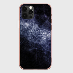 Чехол для iPhone 12 Pro Max Замерзающая галактика, цвет: 3D-светло-розовый