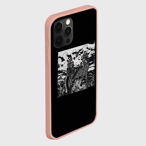 Чехол iPhone 12 Pro Max Aikko - фикционализм / 3D-Светло-розовый – фото 2