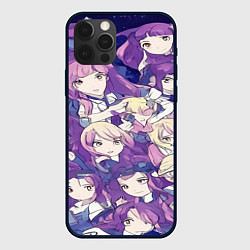 Чехол для iPhone 12 Pro Max Японские девушки в стиле анимэ, цвет: 3D-черный
