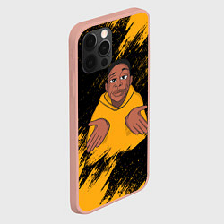 Чехол для iPhone 12 Pro Max Хаби Лейм - мем, цвет: 3D-светло-розовый — фото 2