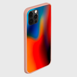 Чехол для iPhone 12 Pro Max Градиент разноцветный, цвет: 3D-светло-розовый — фото 2
