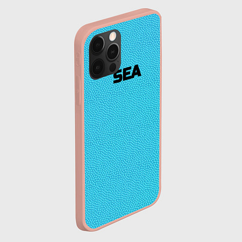 Чехол iPhone 12 Pro Max Море мое / 3D-Светло-розовый – фото 2