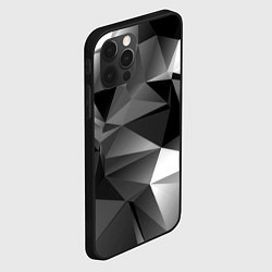 Чехол для iPhone 12 Pro Max Geometry grey ship, цвет: 3D-черный — фото 2