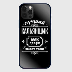 Чехол для iPhone 12 Pro Max Лучший кальянщик: 100% профи, цвет: 3D-черный