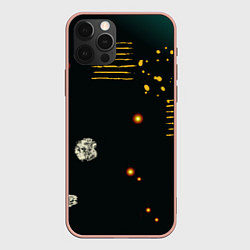 Чехол для iPhone 12 Pro Max Improvisation print, цвет: 3D-светло-розовый