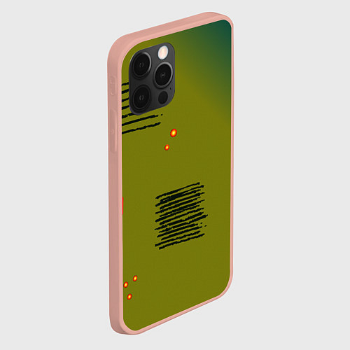 Чехол iPhone 12 Pro Max Art chaos / 3D-Светло-розовый – фото 2