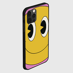 Чехол для iPhone 12 Pro Max Счастливый смайлик в стиле retro, цвет: 3D-черный — фото 2