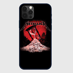 Чехол для iPhone 12 Pro Max Metallica - время, цвет: 3D-черный