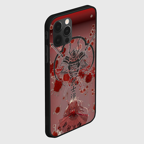 Чехол iPhone 12 Pro Max Anime Girl / 3D-Черный – фото 2