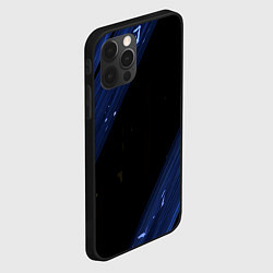 Чехол для iPhone 12 Pro Max Текстура красок, цвет: 3D-черный — фото 2