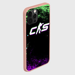 Чехол для iPhone 12 Pro Max Counter Strike 2 - Neon, цвет: 3D-светло-розовый — фото 2