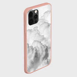 Чехол для iPhone 12 Pro Max Пористые облака, цвет: 3D-светло-розовый — фото 2