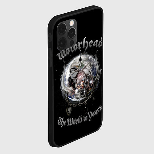 Чехол iPhone 12 Pro Max Motorhead планета / 3D-Черный – фото 2