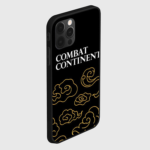 Чехол iPhone 12 Pro Max Combat Continent anime clouds / 3D-Черный – фото 2