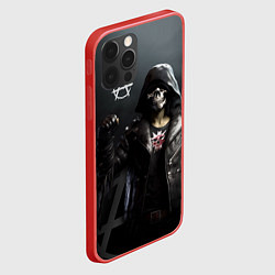 Чехол для iPhone 12 Pro Max Зомби анархист, цвет: 3D-красный — фото 2