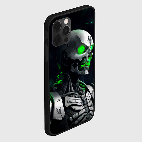 Чехол iPhone 12 Pro Max Necron / 3D-Черный – фото 2