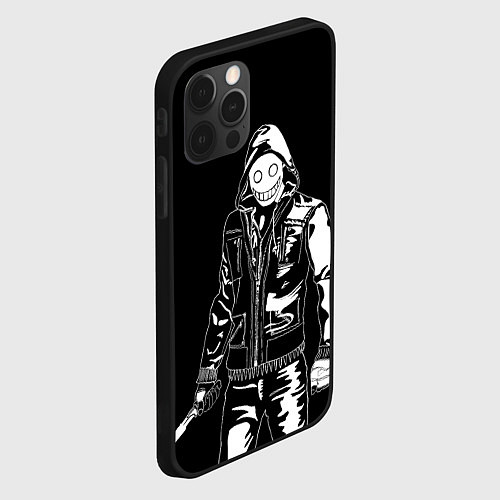 Чехол iPhone 12 Pro Max Dead by daylight - Легион / 3D-Черный – фото 2