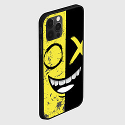 Чехол для iPhone 12 Pro Max Смайлик с улыбкой, цвет: 3D-черный — фото 2