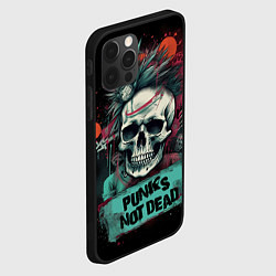 Чехол для iPhone 12 Pro Max Punks not dead, цвет: 3D-черный — фото 2