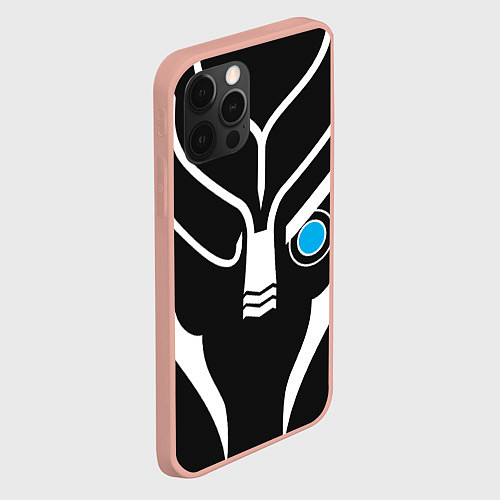 Чехол iPhone 12 Pro Max Mass Effect Garrus Art / 3D-Светло-розовый – фото 2