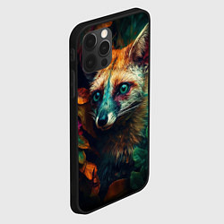 Чехол для iPhone 12 Pro Max Лисица в лесу, цвет: 3D-черный — фото 2