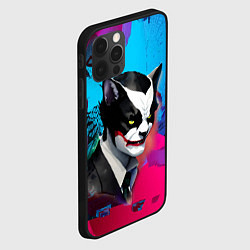 Чехол для iPhone 12 Pro Max Dude-cat - neural network - pop art, цвет: 3D-черный — фото 2