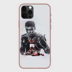 Чехол для iPhone 12 Pro Max The greatest - Muhammad Ali, цвет: 3D-светло-розовый
