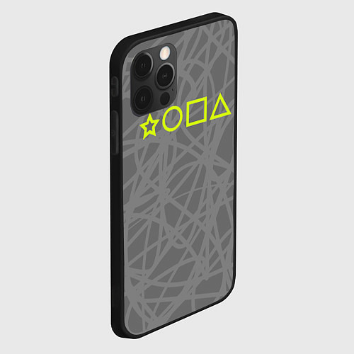 Чехол iPhone 12 Pro Max Ребус - жопа / 3D-Черный – фото 2