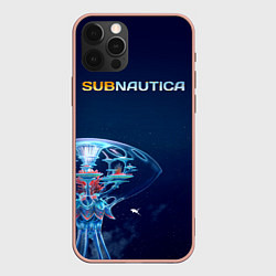 Чехол для iPhone 12 Pro Max Subnautica подводный город, цвет: 3D-светло-розовый