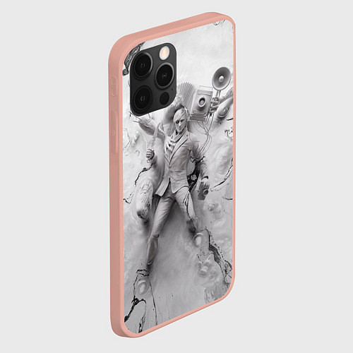 Чехол iPhone 12 Pro Max Evil Within 2 / 3D-Светло-розовый – фото 2