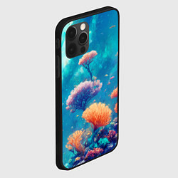 Чехол для iPhone 12 Pro Max Океанские глубины, цвет: 3D-черный — фото 2