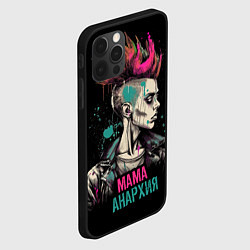Чехол для iPhone 12 Pro Max Мама анархия, цвет: 3D-черный — фото 2
