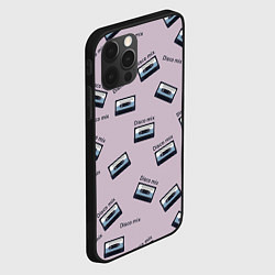 Чехол для iPhone 12 Pro Max Кассета паттерн, цвет: 3D-черный — фото 2