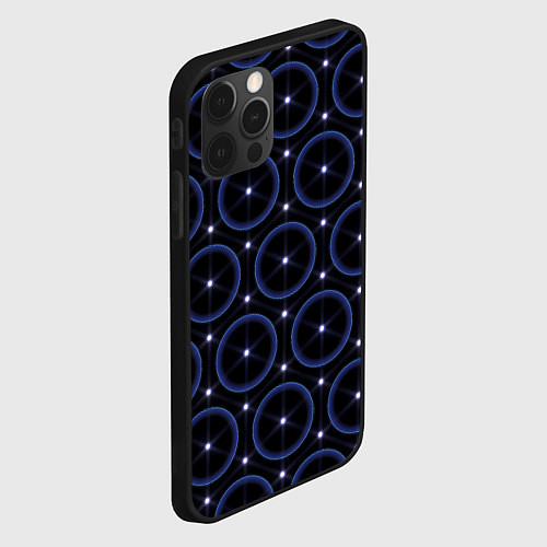 Чехол iPhone 12 Pro Max Ясна3 - Круги / 3D-Черный – фото 2