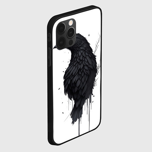 Чехол iPhone 12 Pro Max Черный странник / 3D-Черный – фото 2
