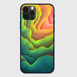 Чехол iPhone 12 Pro Max Даружный градиент плит