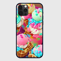 Чехол для iPhone 12 Pro Max Сладкая жизнь, цвет: 3D-черный