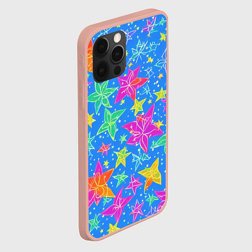 Чехол iPhone 12 Pro Max Морские мотивы / 3D-Светло-розовый – фото 2